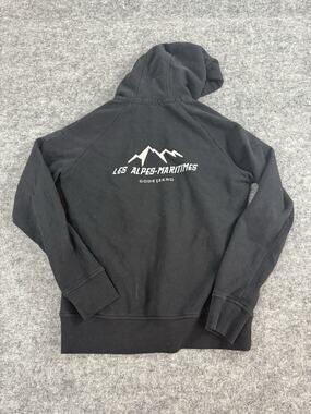CODE ZERO Les Alpes Maritimes Hoodie Women Large Nautical Racing Mountain N150